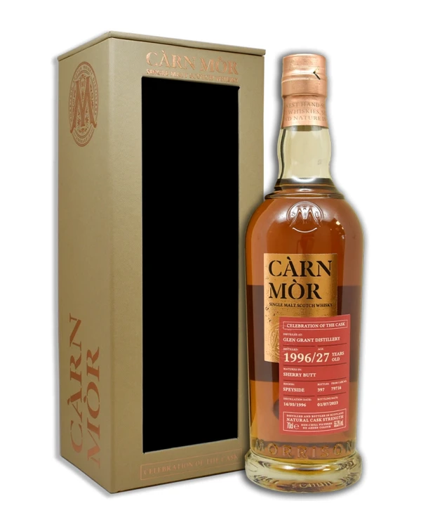 Morrison Scotch Whisky Distillers 27 YO Carn Mor Glen Grant 1996