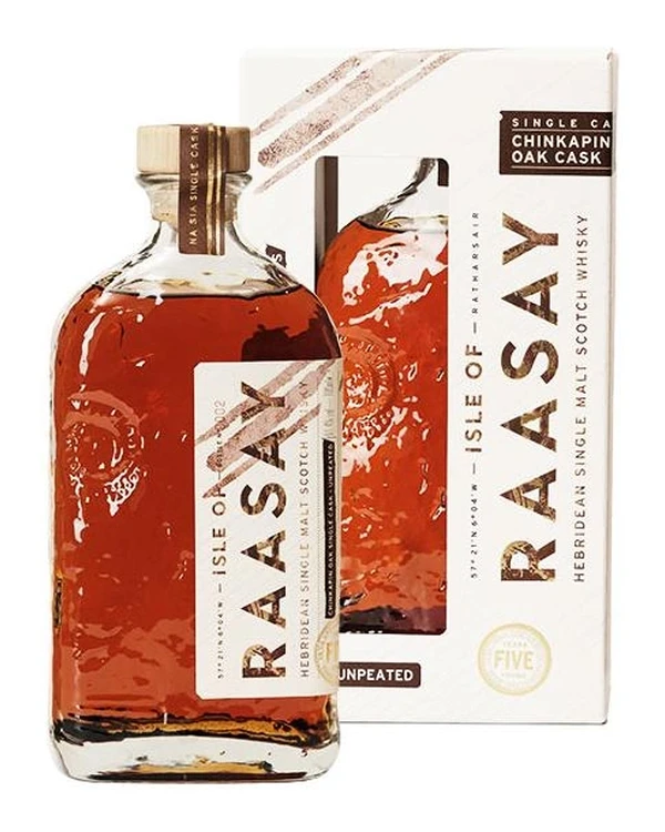 Isle Of Raasay Unpeated Chinkapin 5 YO Single Cask No.10