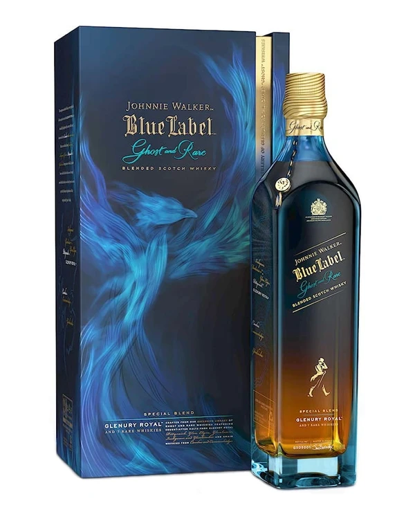 Johnnie Walker Blue Label Ghost & Rare Glenury Royal
