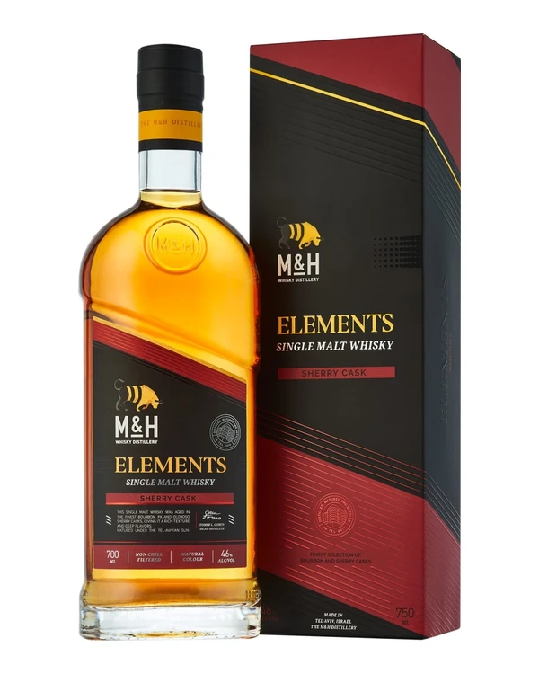 M&H Whisky Distilery M&h Elements Sherry Single Malt
