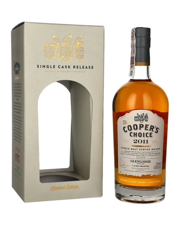 Coopers Choice 11 YO Glenlossie 2011 Amontillado Sherry Cask Finish