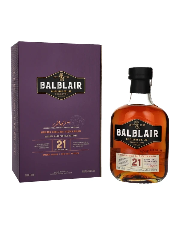 Balblair 21 YO