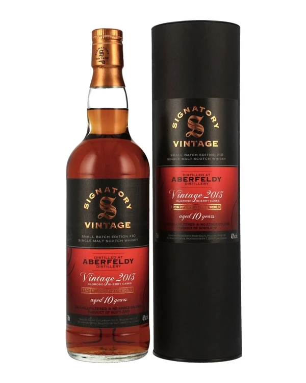 Aberfeldy 10 YO Signatory Aberfeldy 2013 Small Batch #10