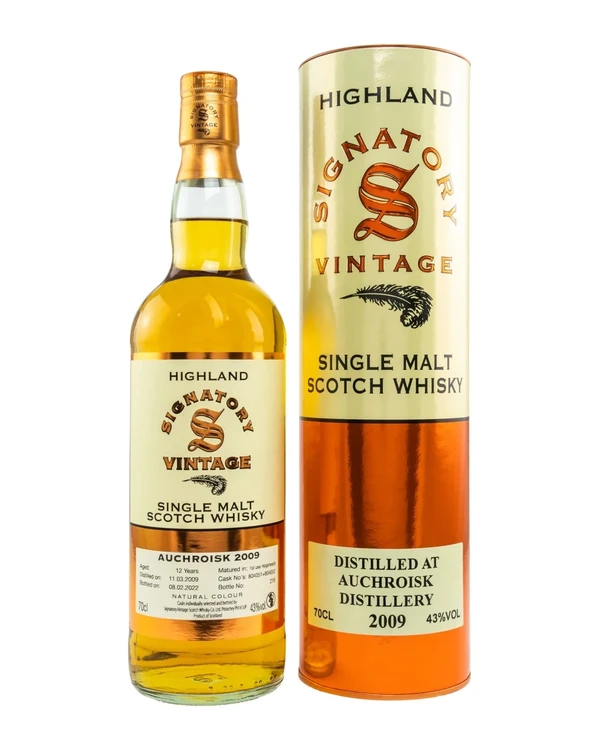 Auchroisk 12 YO Signatory Auchroisk D:2009 86 Proof Collection