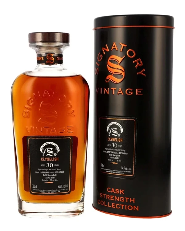 Clynelish 30 YO Signatory Clynelish 1995 Symington's Choice #8681