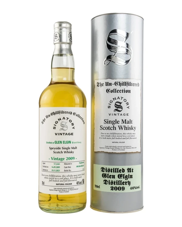 Glen Elgin 12 YO Signatory Glen Elgin D:2009 Collection