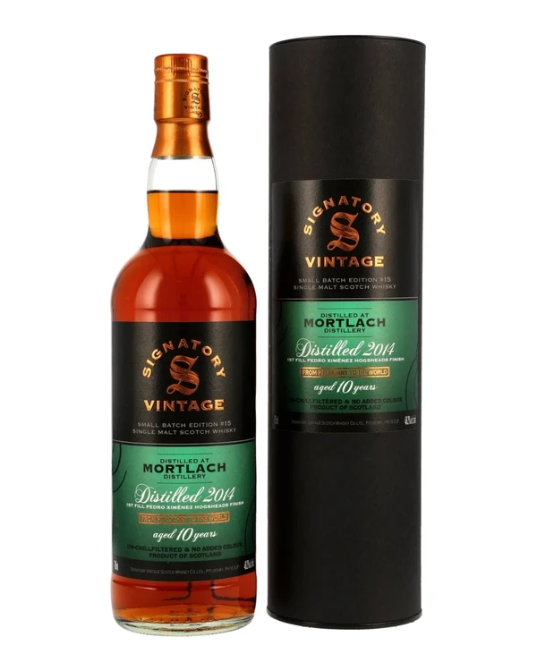 Mortlach 10 YO Signatory Mortlach 2014 Small Batch #15