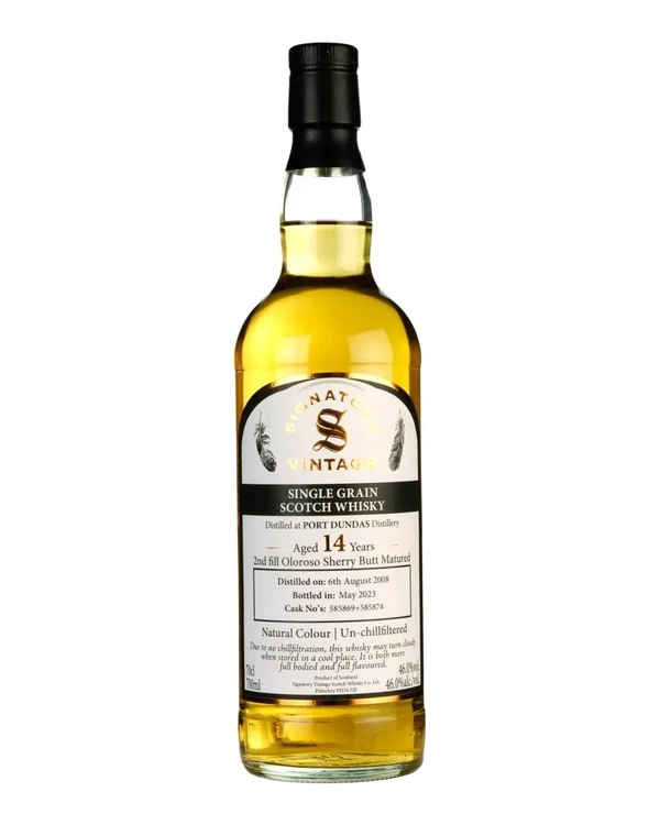 Port Dundas 14 YO Signatory Port Dundas 2008