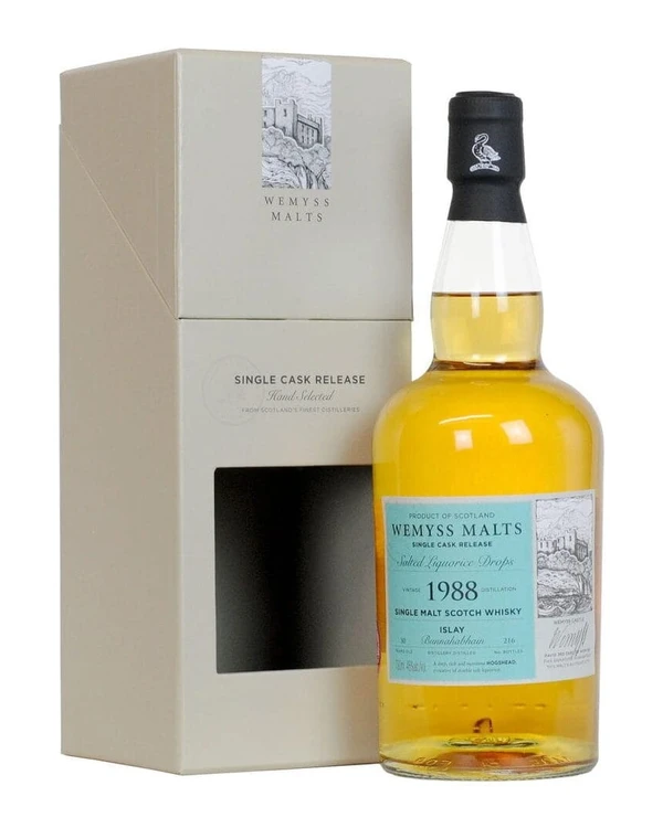 Bunnahabhain 30 YO Wemyss Bunnahabhain 1988 Salted Liquorice Drops