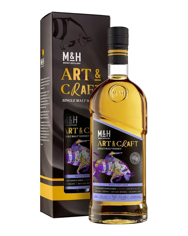 M&H Whisky Distilery M&h Art & Craft White Port Casks