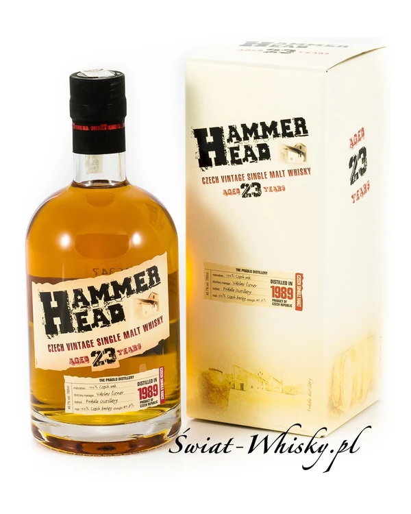 Prádlo Distillery 23 YO Hammer Head Single Malt 1989 (Czech Republic)