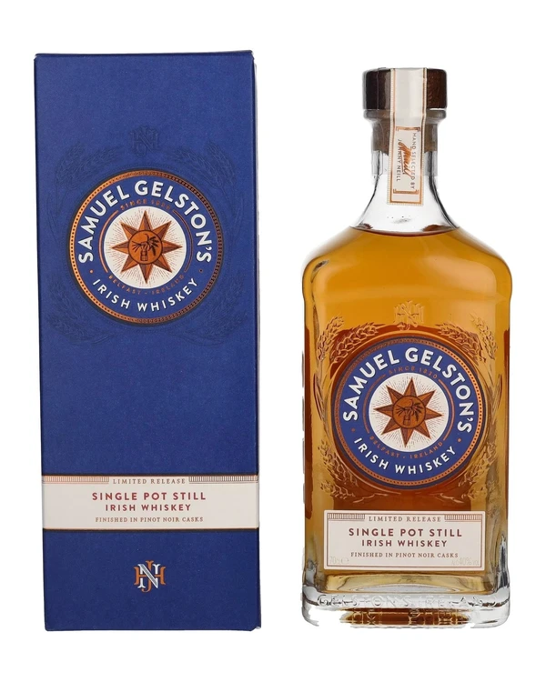 H.J. Neill Limited Samuel Gelston’s Single Pot Still Whiskey Finished In Pinot Noir Casks