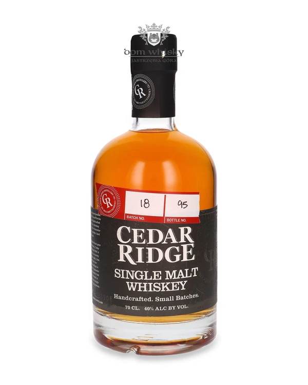 Cedar Ridge Winery & Distillery Cedar Ridge Single Malt Whiskey Batch # 18