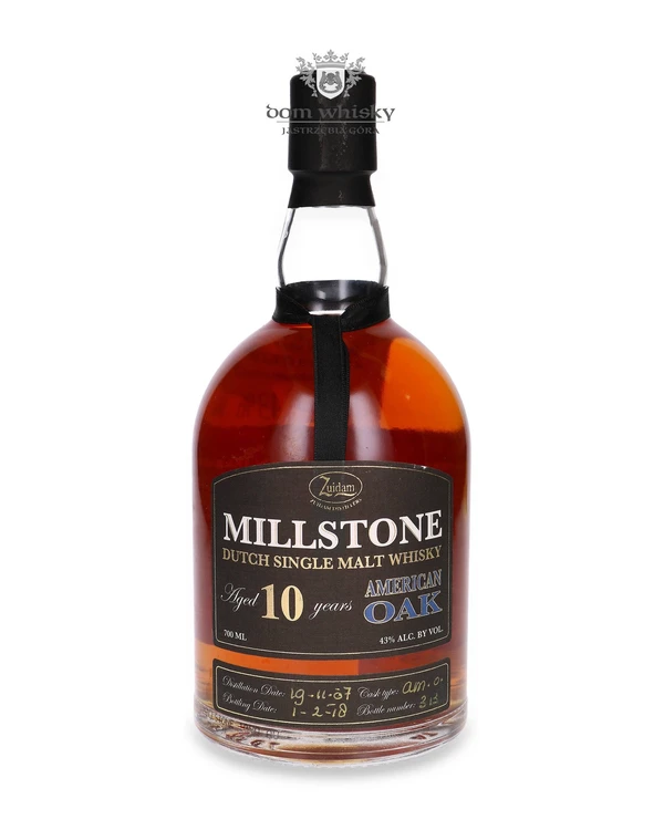 Zuidam Distillers 10 YO Millstone (D.2007, B.2018) American Oak (Holandia)