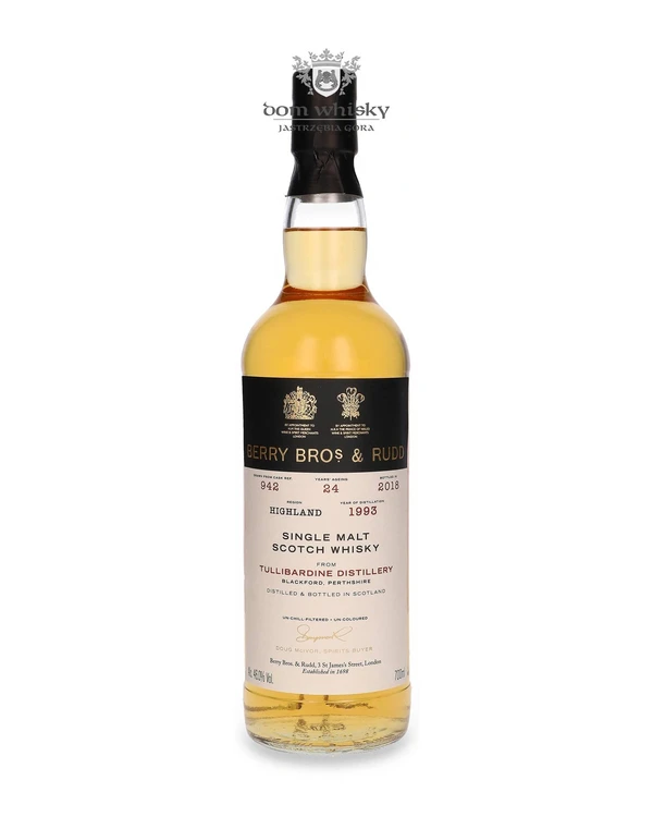 Berry Bros. & Rudd 24 YO Tullibardine (D.1993, B.2018) Berry Bros & Rudd