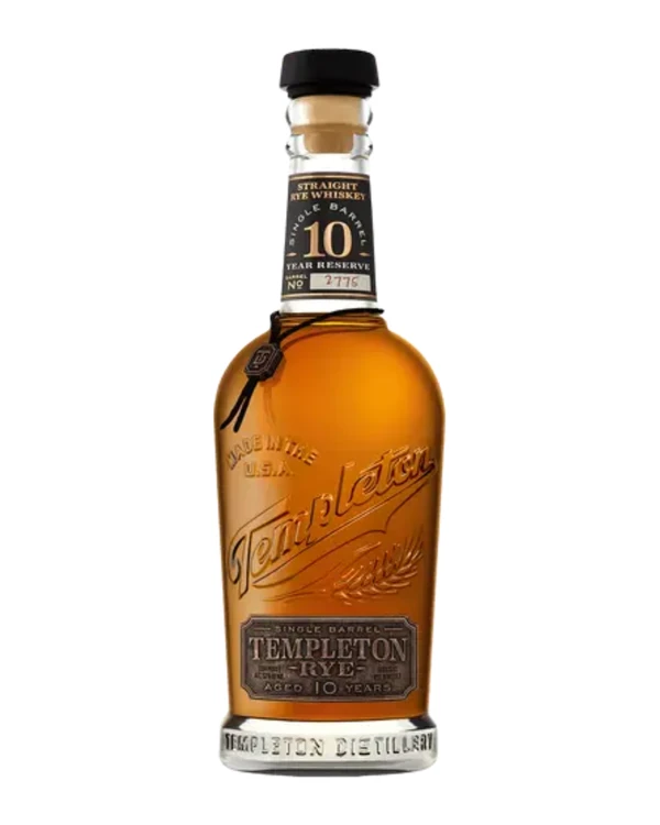 Templeton Rye 10 YO Templeton Straight Rye Whiskey Single Barrel