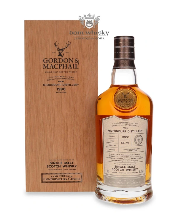 Miltonduff 30 YO (D.1990, B.2021) Connoisseurs Choice