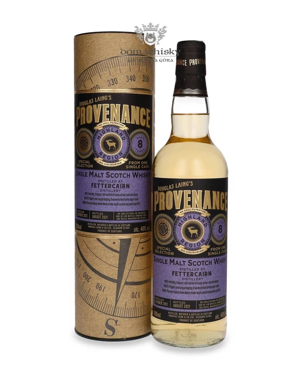 Fettercairn 8 YO (D.2012, B.2021) Provenance