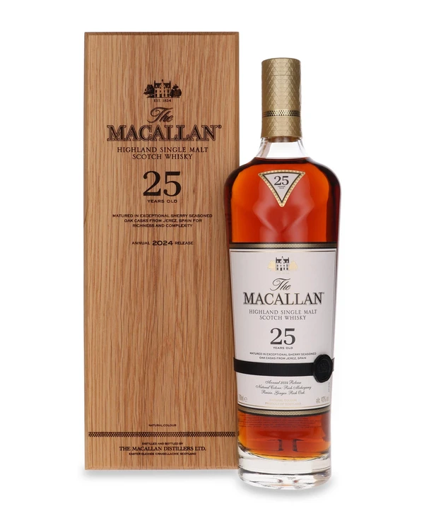 The Macallan 25 YO Matured In Sherry Oak (2024 Release)