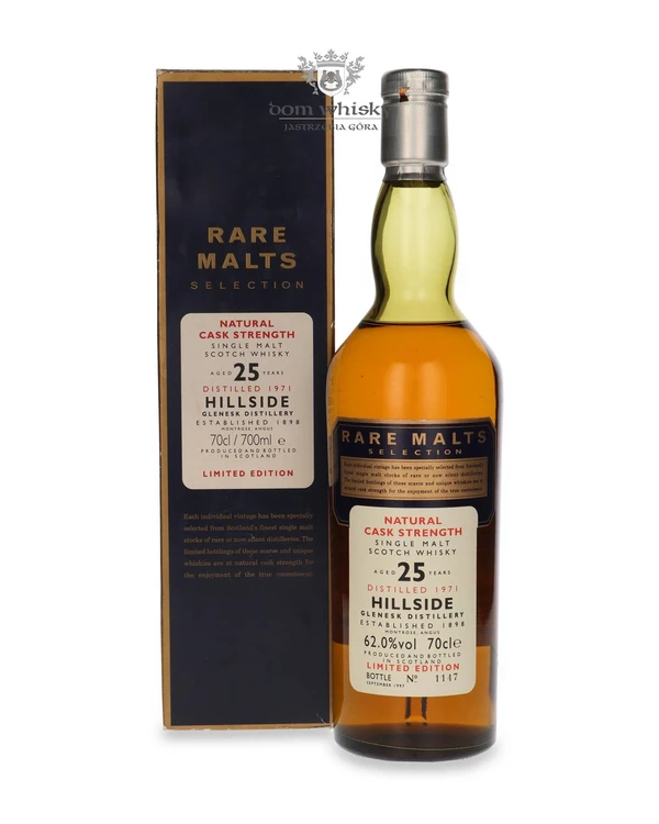 Hillside 25 YO (Glenesk) (D.1971 B.1997) Rare Malts