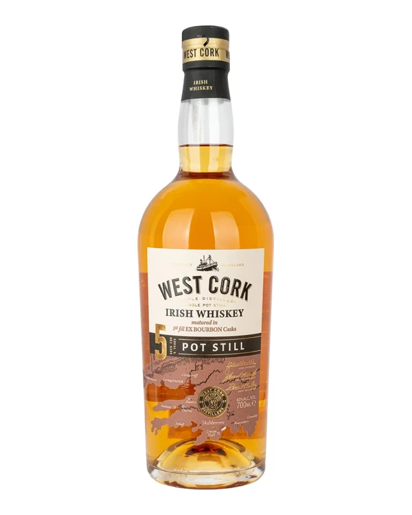 West Cork 5 YO Pot Still Bourbon Cask