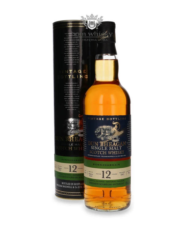 Bunnahabhain 12 YO ; (D.2006, B.2019) Dun Bheagan
