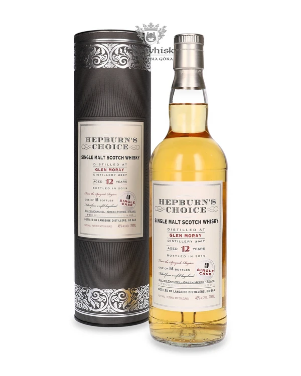 Glen Moray 12 YO (D.2007, B.2019) Hepburn's Choice
