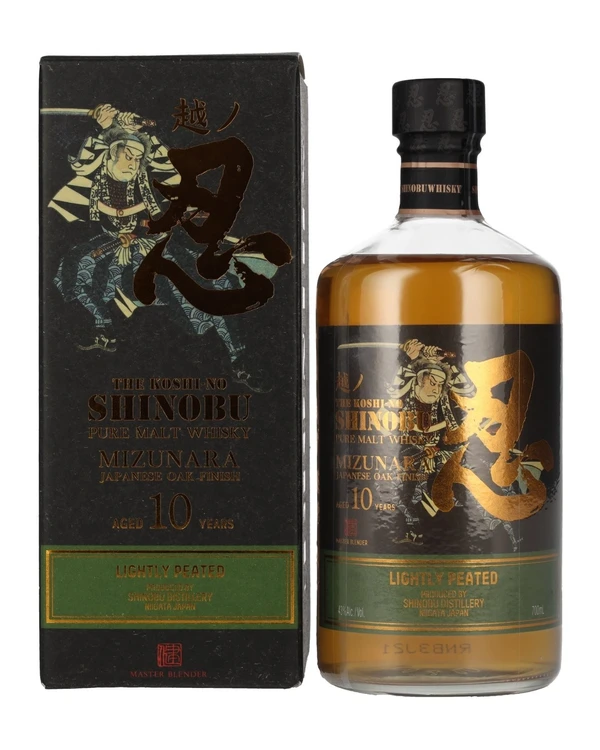 The Koshi-No Shinobu Lightly Peated 10 YO Pure Malt Mizunara Oak Finish
