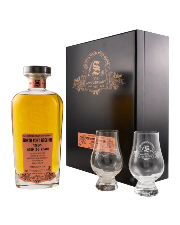 North Port Brechin 36 YO North Port-Brechin (D.1981, B.2018) Signatory Vintage 30th Anniversary