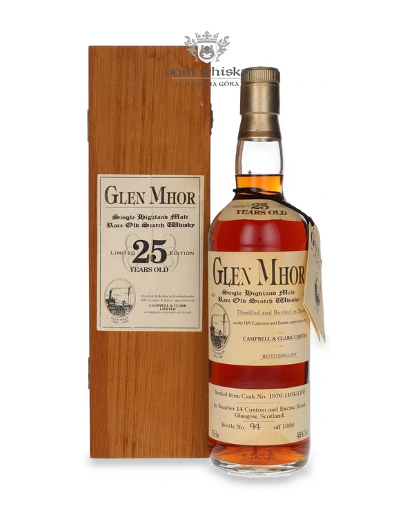 Campbell & Clark 25 YO Glen Mhor (Distilled 1970) Campbell & Clark Ltd