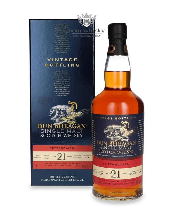 Dun Bhaegan 21 YO Fettercairn (D.1996, B.2018) Dun Bheagan
