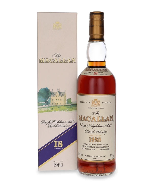 The Macallan 18 YO (D.1980, B.1998) Sherry Wood