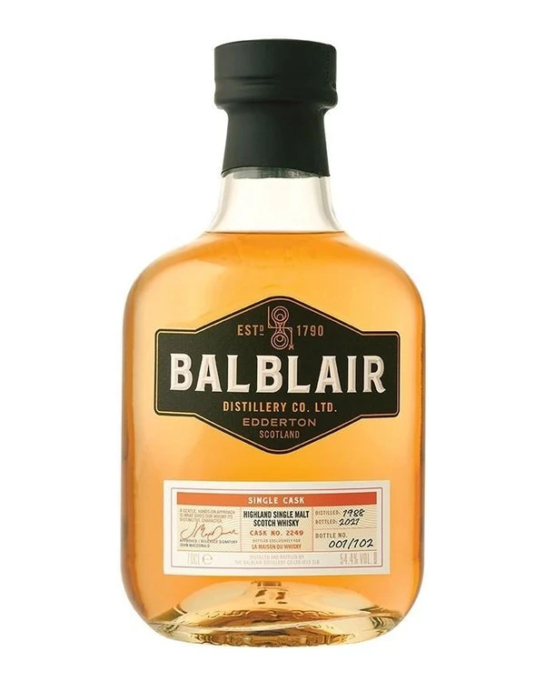 Balblair 1988 (Bottled 2021) La Maison Du