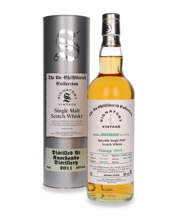 Knockando 10 YO (D.2011, B.2022) Signatory Vintage