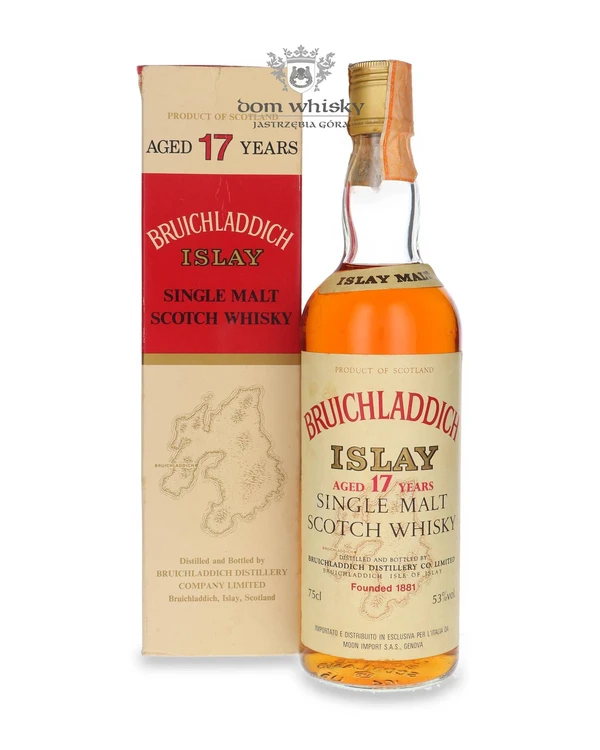 Bruichladdich 17 YO Bottled 1980s For Moon Import