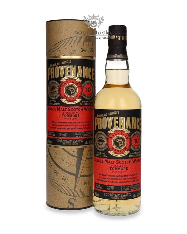 Tormore 10 YO (D.2010, B.2021) Provenance