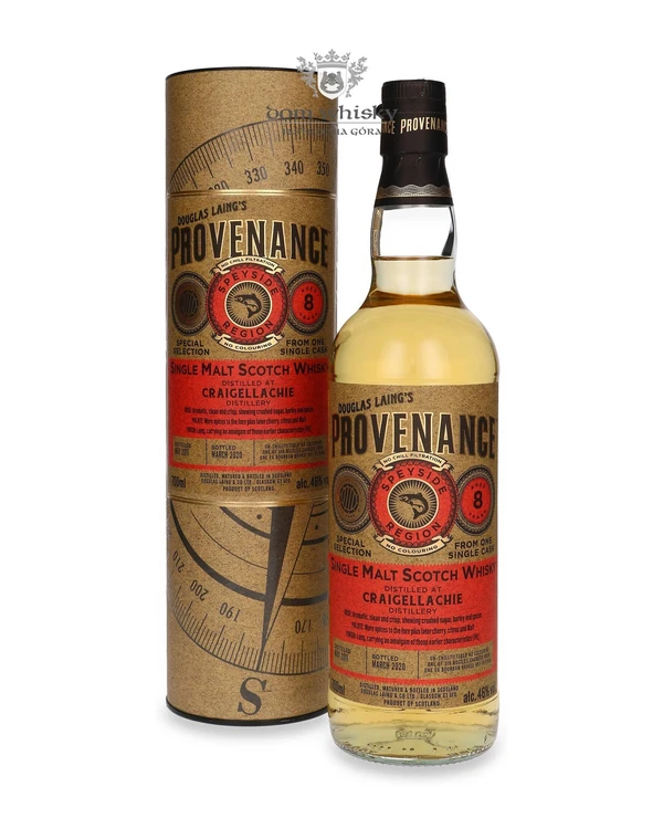 Craigellachie 8 YO (D.2011, B.2020) Provenance