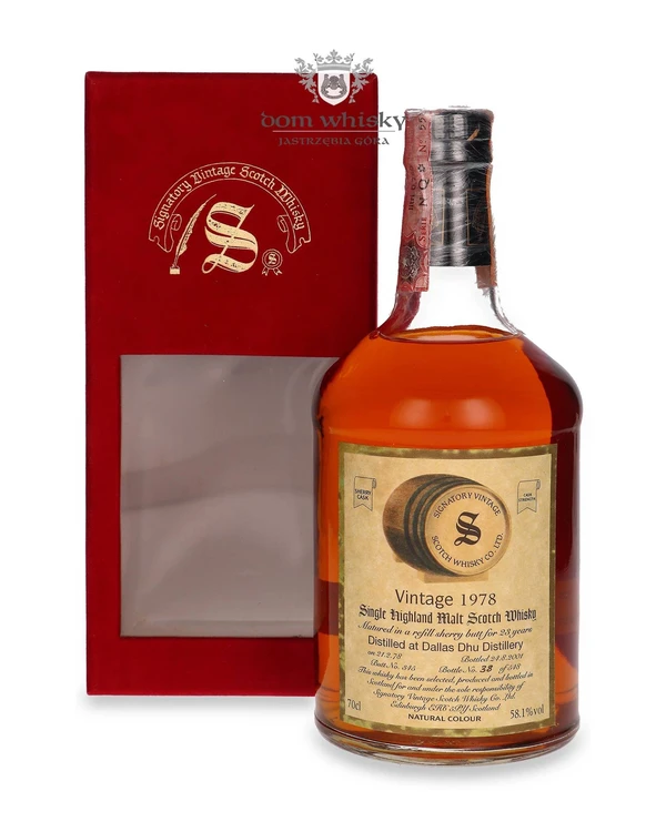 Dallas Dhu 23 YO (D.1978, B.2001) Signatory Vintage
