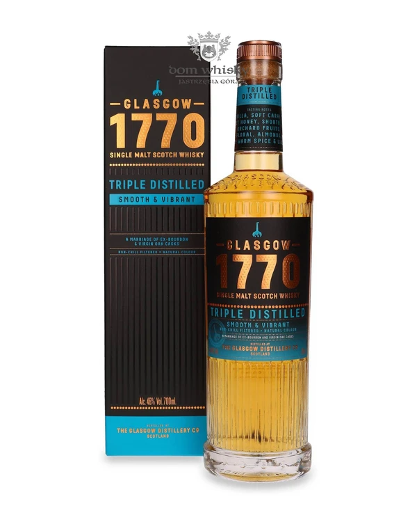 The Glasgow Distillery Co. Glasgow 1770 Triple Distilled Release No.1
