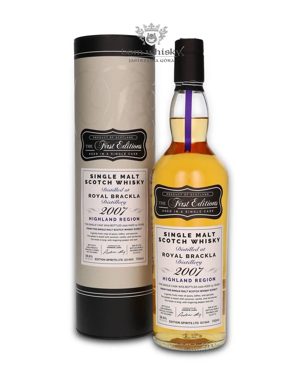 Edition Spirits Ltd. 15 YO Royal Brackla (D.2007, B.2022) The Fist Editions
