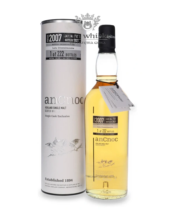 Ancnoc 2007 (Bottled 2021) Cask No. 732