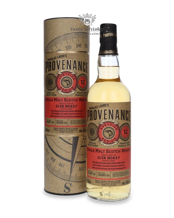 Glen Moray 12 YO (D.2007, B.2019) Provenance