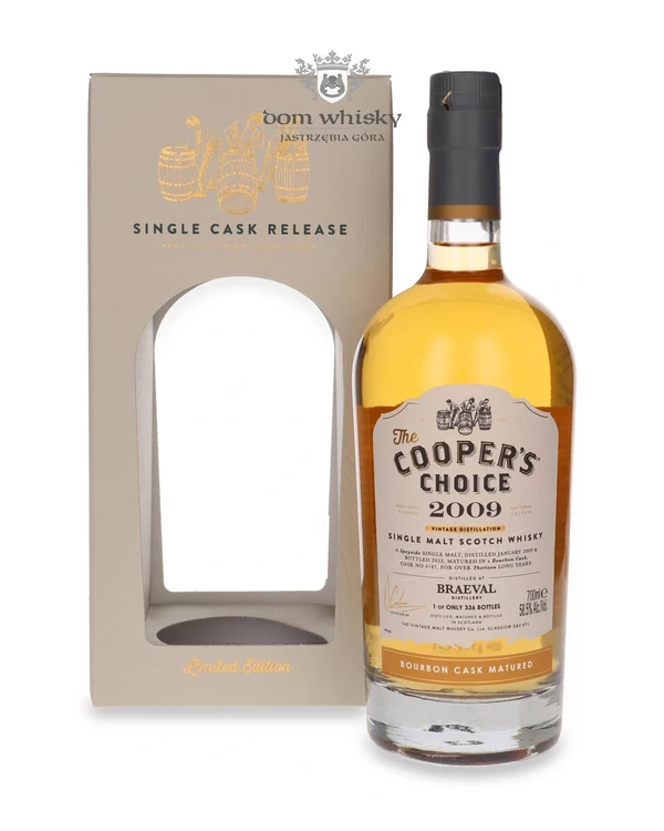 Braeval Distillery 13 YO (D.2009, B.2022) Bourbon Cask, The Cooper’s Choice