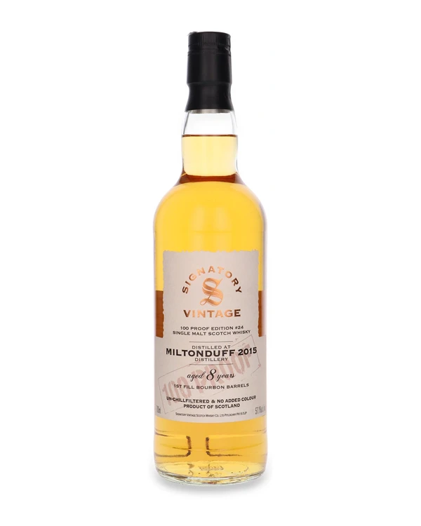 Miltonduff 8 YO 100 Proof Edition #24 Signatory Vintage