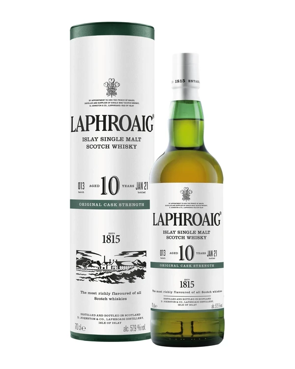 Laphroaig 10 YO Original Cask Strength Batch # 013