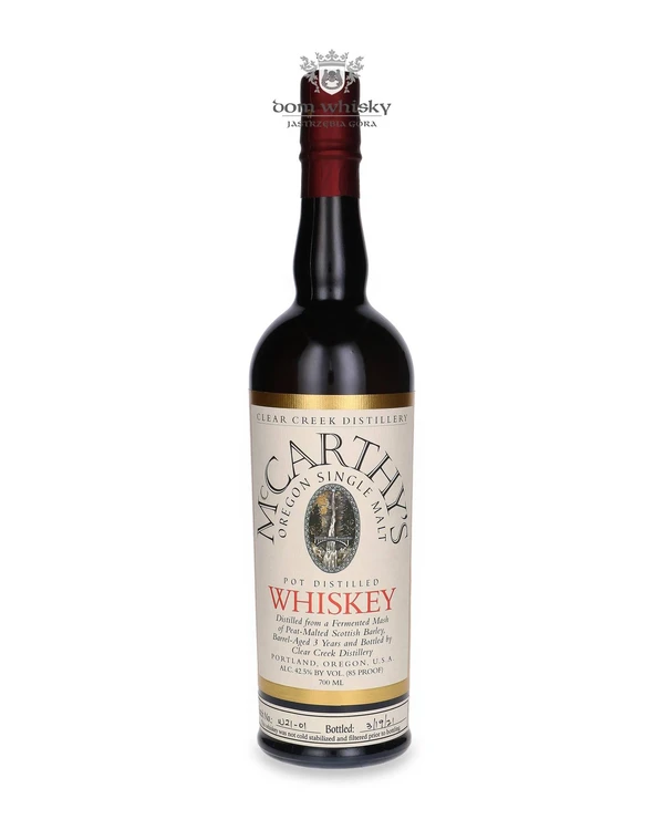 Clear Creek Distillery Mccarthy’s Oregon Single Malt (Bottled 2021)