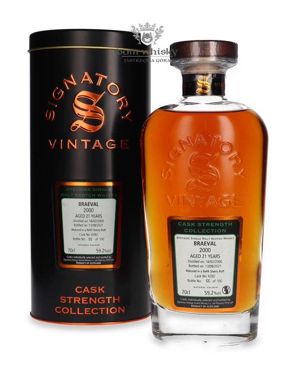 Braeval Distillery 21 YO (D.2000, B.2021) Signatory Vintage