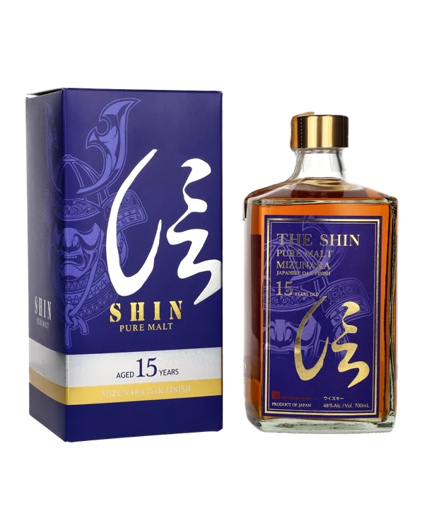 Shinobu Distillery 15 YO The Shin Pure Malt Mizunara Oak Finish