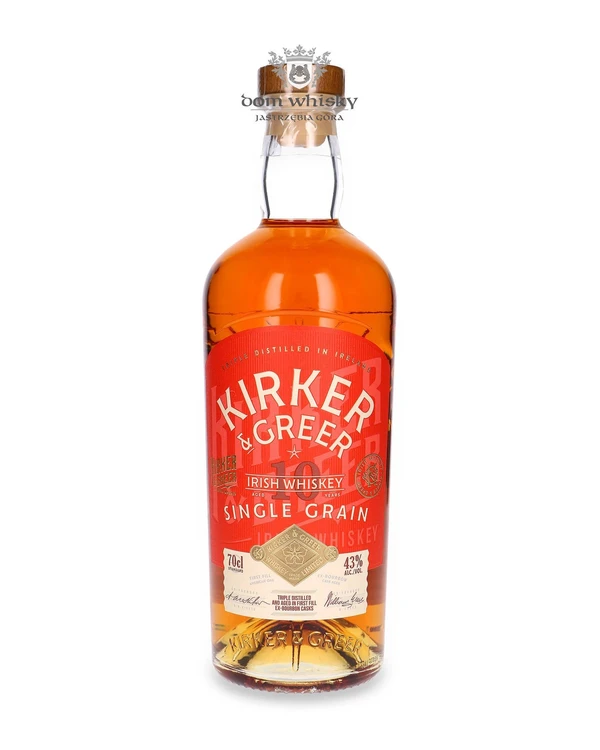 Kirker Greer Spirits 10 YO Kirker & Greer Irish Single Grain