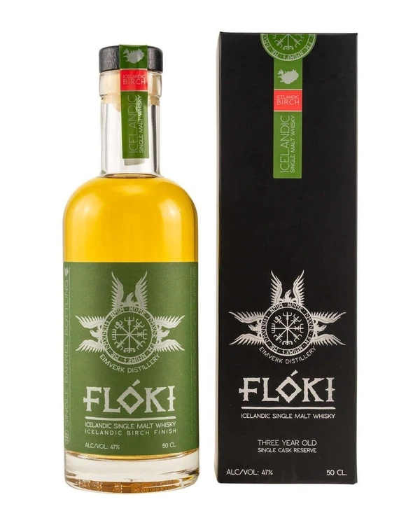 Flóki Icelandic Birch Finish Single Malt Whisky